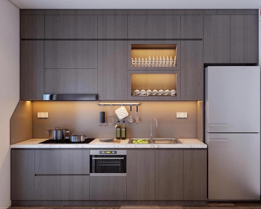 Tủ bếp gỗ TBG15